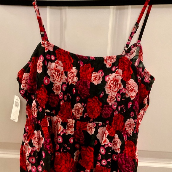 Red Floral Camisole - Picture 2 of 3